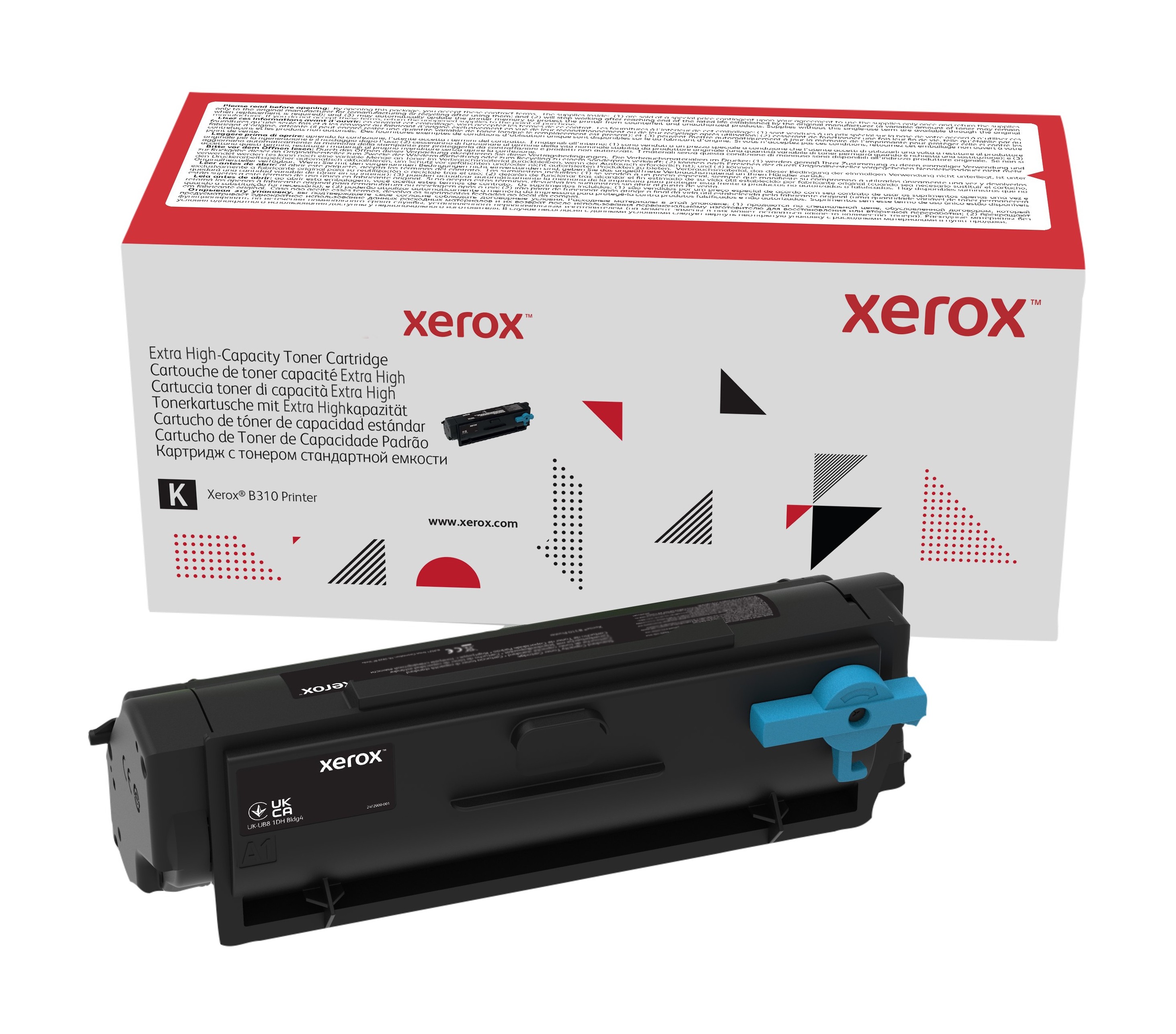 Originale Xerox Cartuccia toner Nero da 20.000 pagine per B305 / B310 / B315 (006R04378)