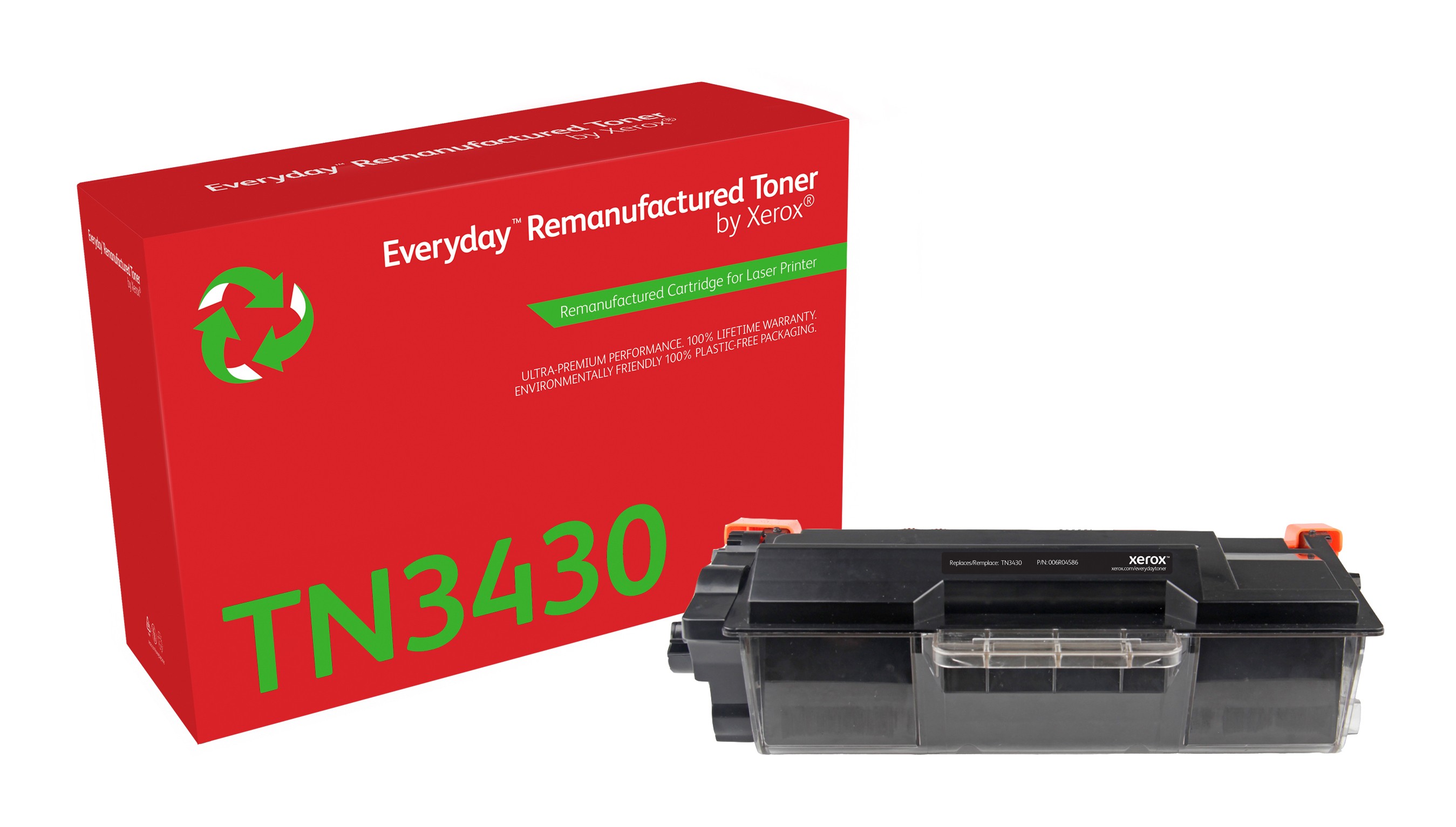 Everyday Toner rigenerato  di Xerox Mono compatibile con Brother TN-3430 Capacità standard