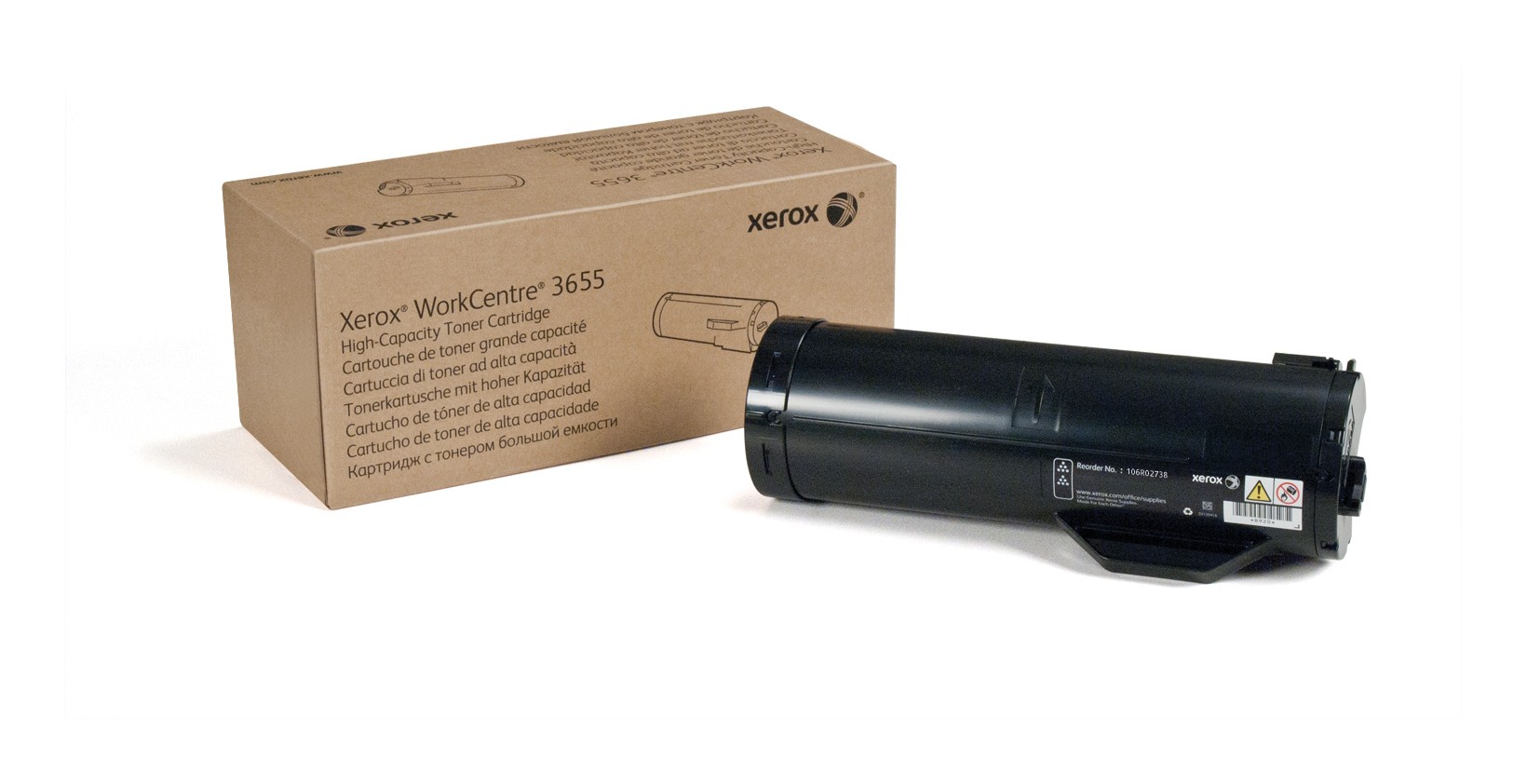 Xerox Cartuccia toner Nero da 14.400 pagine per WorkCentre 3655 / 3655i (106R02738)