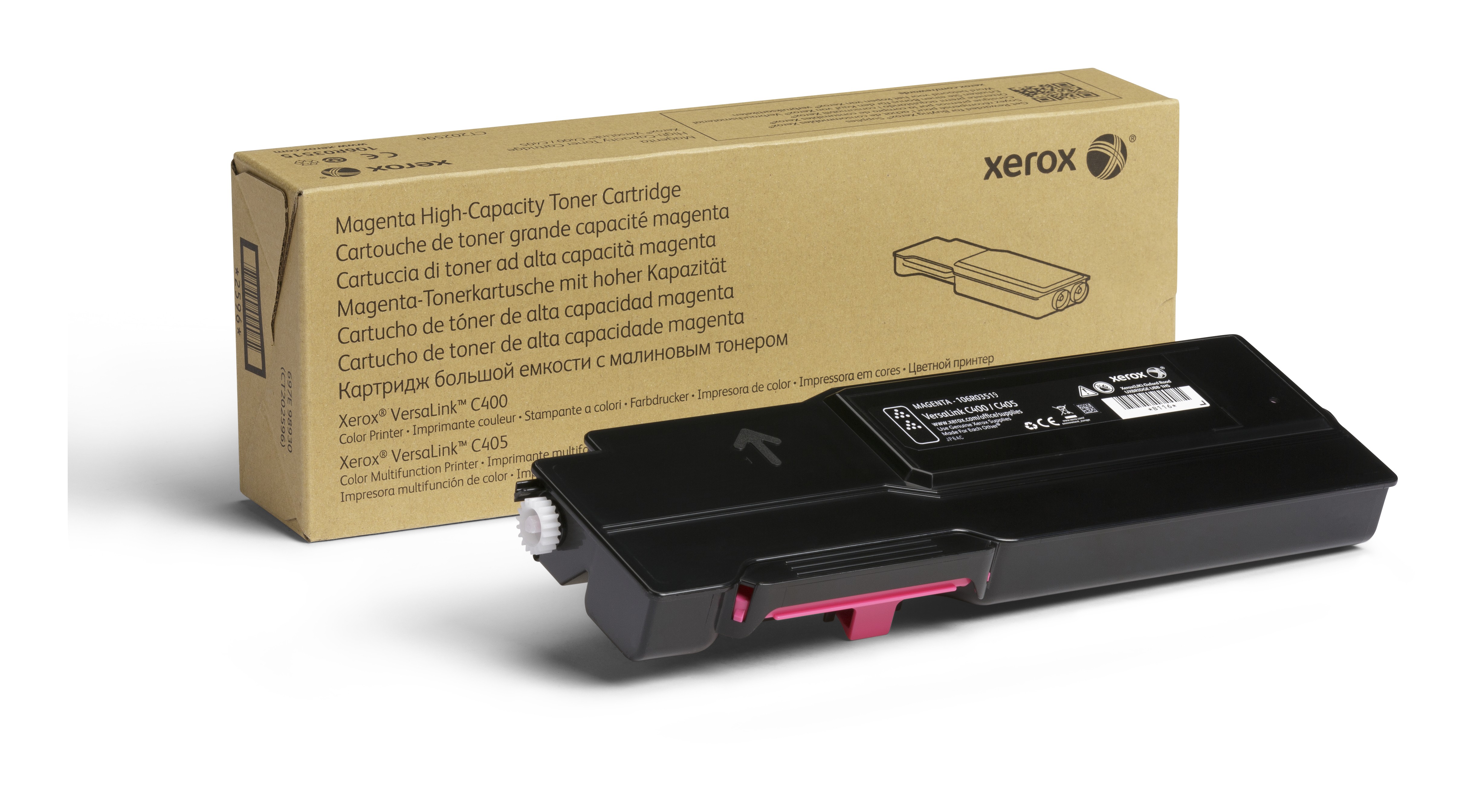 ORIGINALE Xerox toner magenta 106R03519 VersaLink C405 4800 pagine