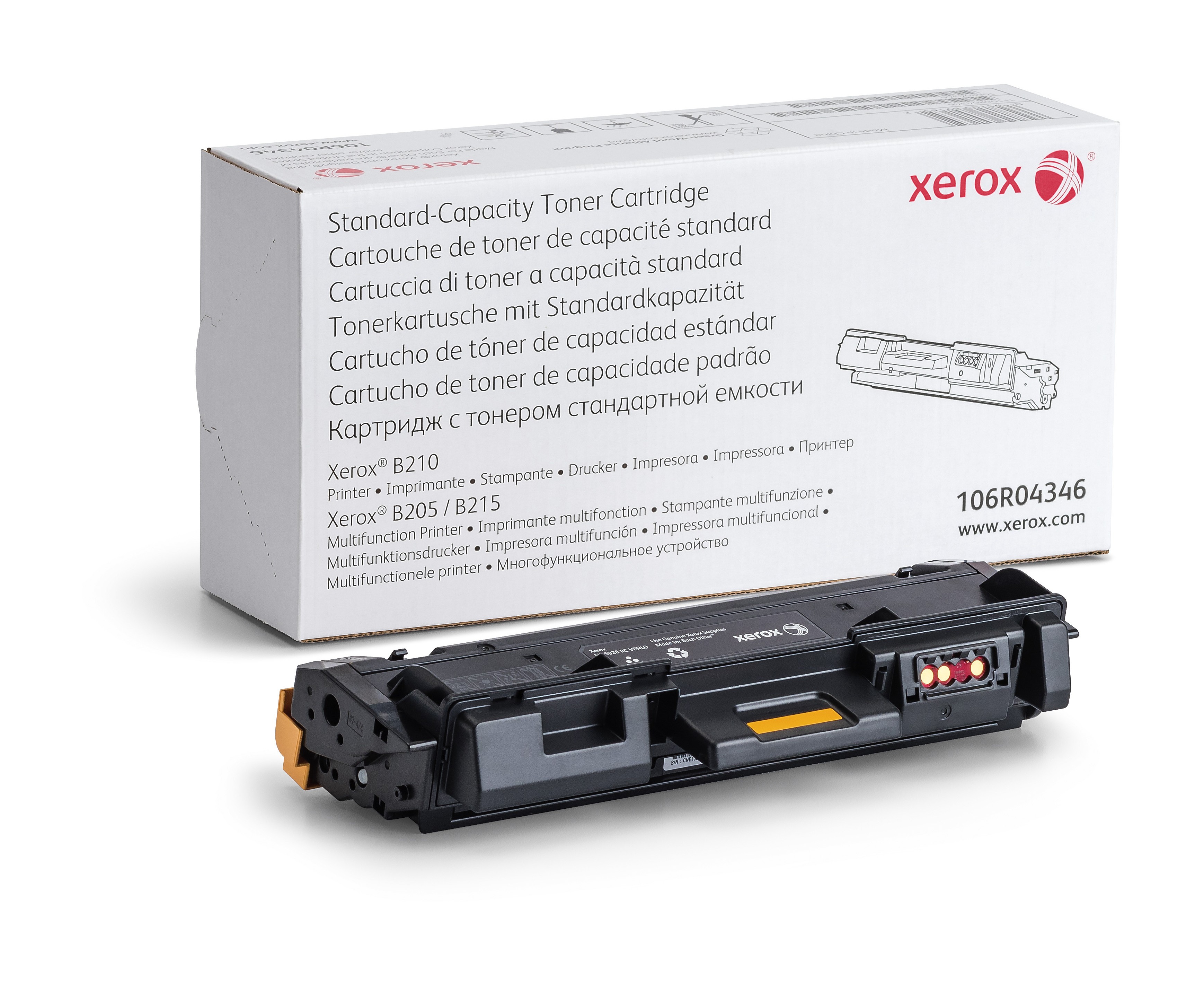 ORIGINALE Xerox toner nero 106R04346 B215 1500 pagine