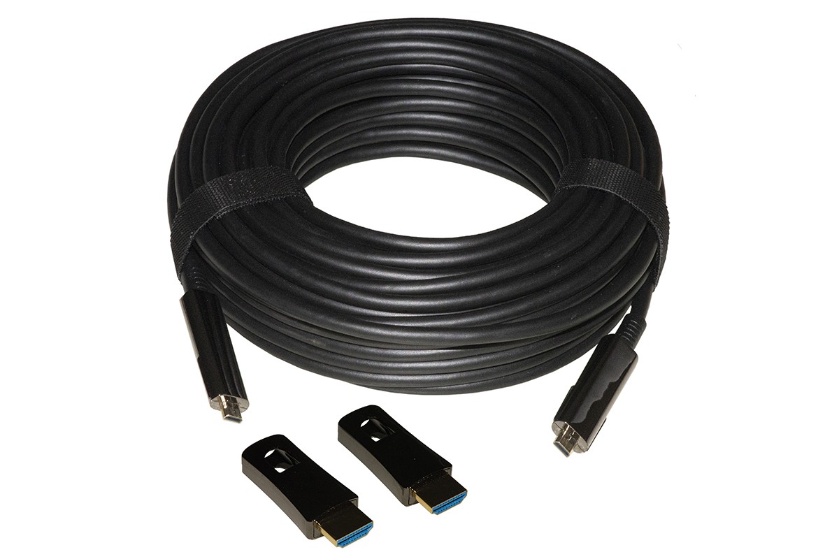 Link Cavo Hdmi® 2.0 Aoc Fibra Ottica Mt 15 Con Connettori Staccabili-image