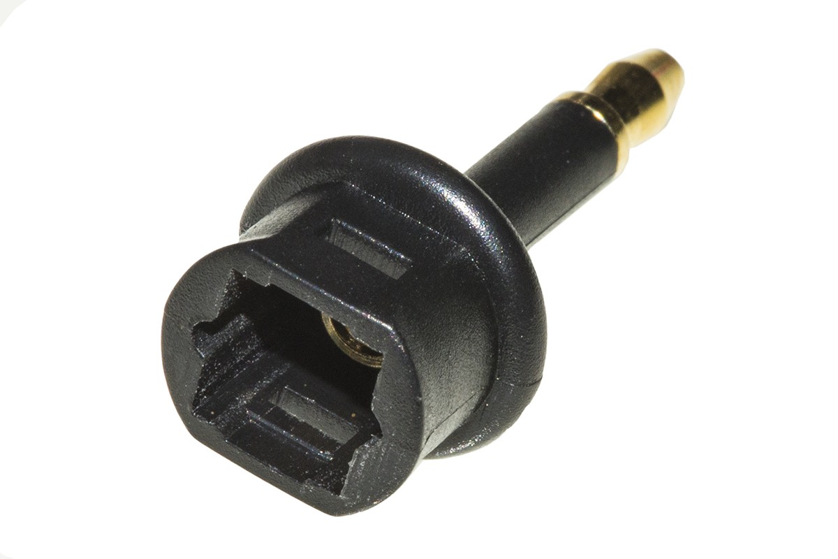 Adattatore Audio Toslink Femmina - 35Mm. Mini Jack Maschio