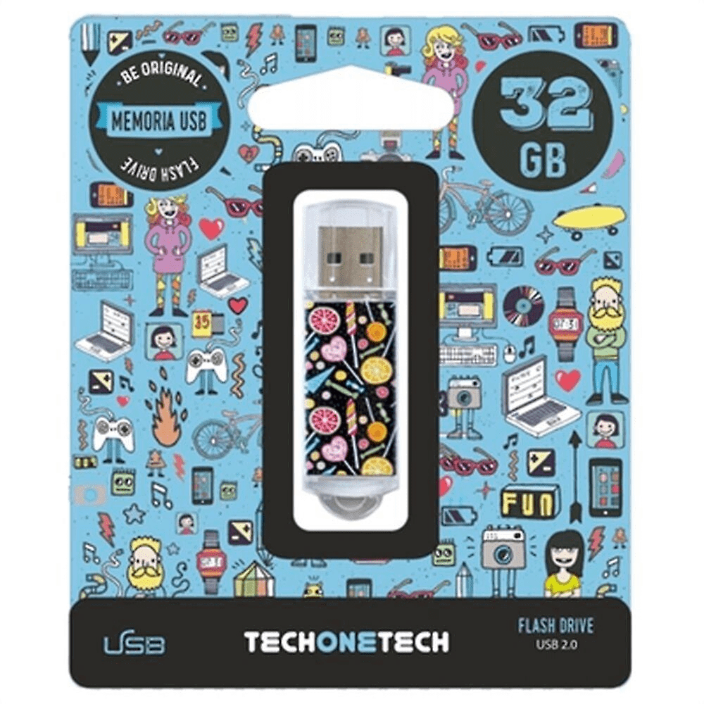TechOneTech Candy Pop Memoria USB 2.0 32GB (Pendrive)