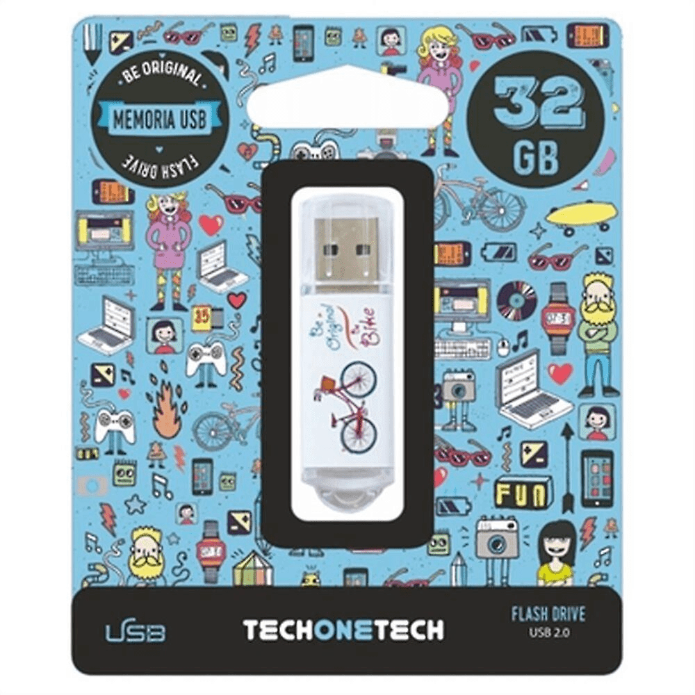 TechOneTech Be Bike Memoria USB 2.0 32GB (Pendrive)