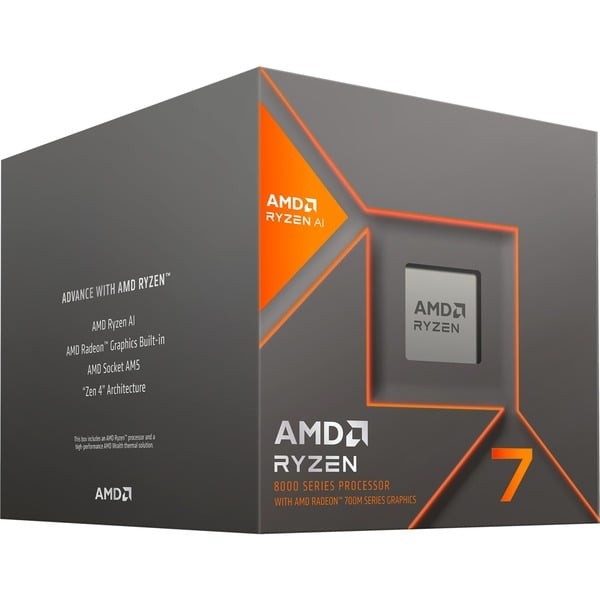 Cpu Amd Ryzen7 8700G Am5 5.1Ghz 8Core Box 24Mb 64Bit 65W