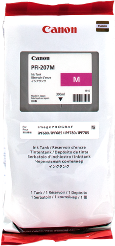 Canon Cartuccia d'inchiostro magenta PFI-207m 8791B001 300ml