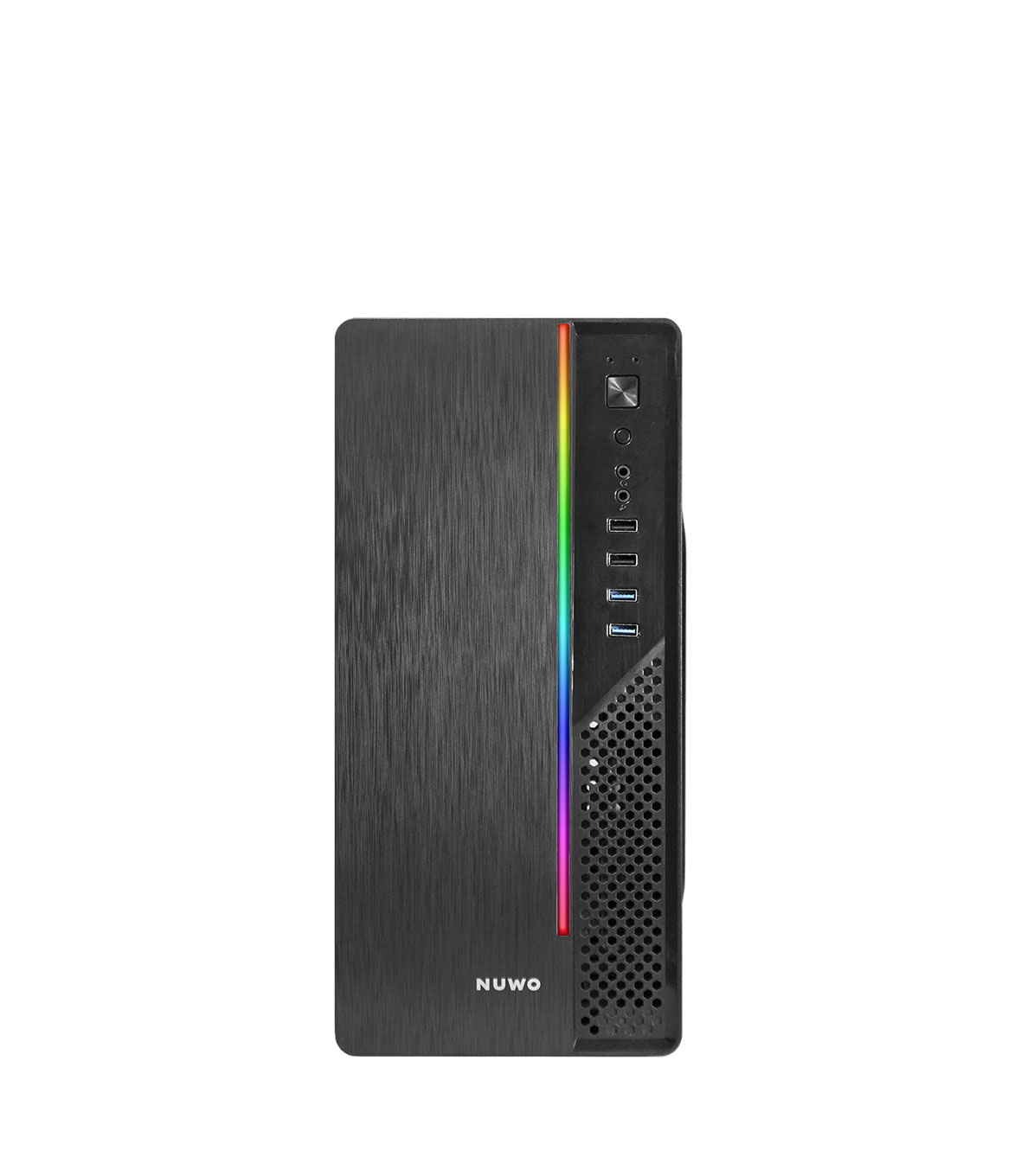 Nuwo Case Office M-Atx Itak I603 0.40Mm Spcc Usb3.0/2.0 12Cm Front Mesh Side Mesh Alimentatore 240W