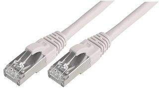 Cavo patch CAT 6a cavo per rete LAN ed Ethernet 2m bianco