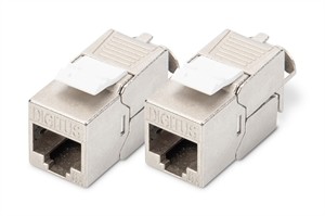 Modulo Keystone Cat 6A Schermato Attrezzi Per L'Installazione Non Necessari - 2 Pezzi