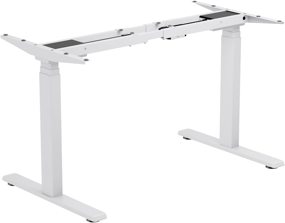 Supporto Per Tavolo Alzo Elettrico 620-1280 Mm Doppio Motore Bianco