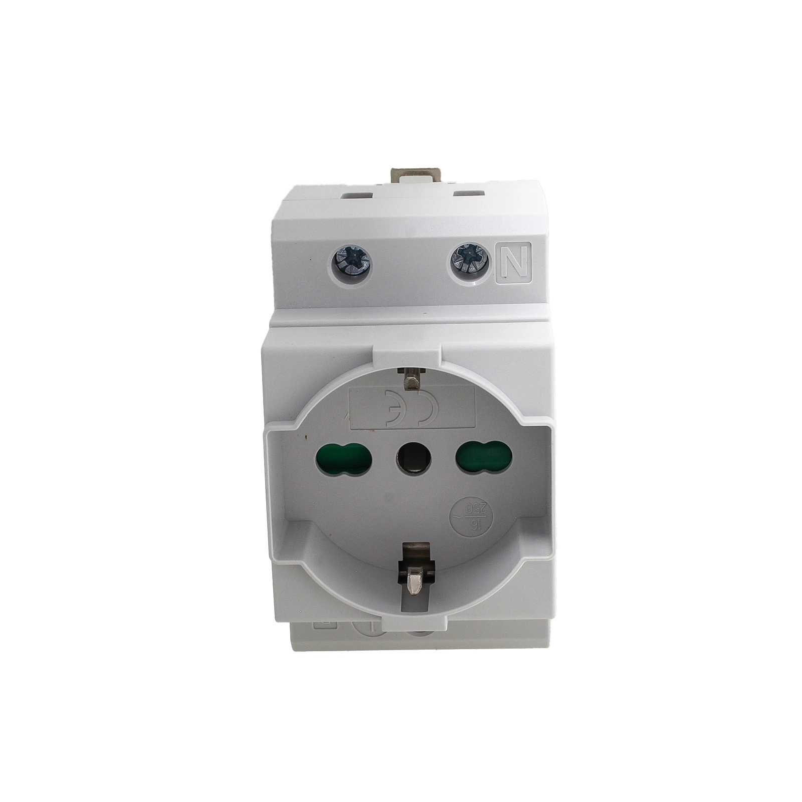 Presa Schuko Meanwell P40 + Bipasso 2M 10/16A Ac 250V Ip20 Certificata Iec60884