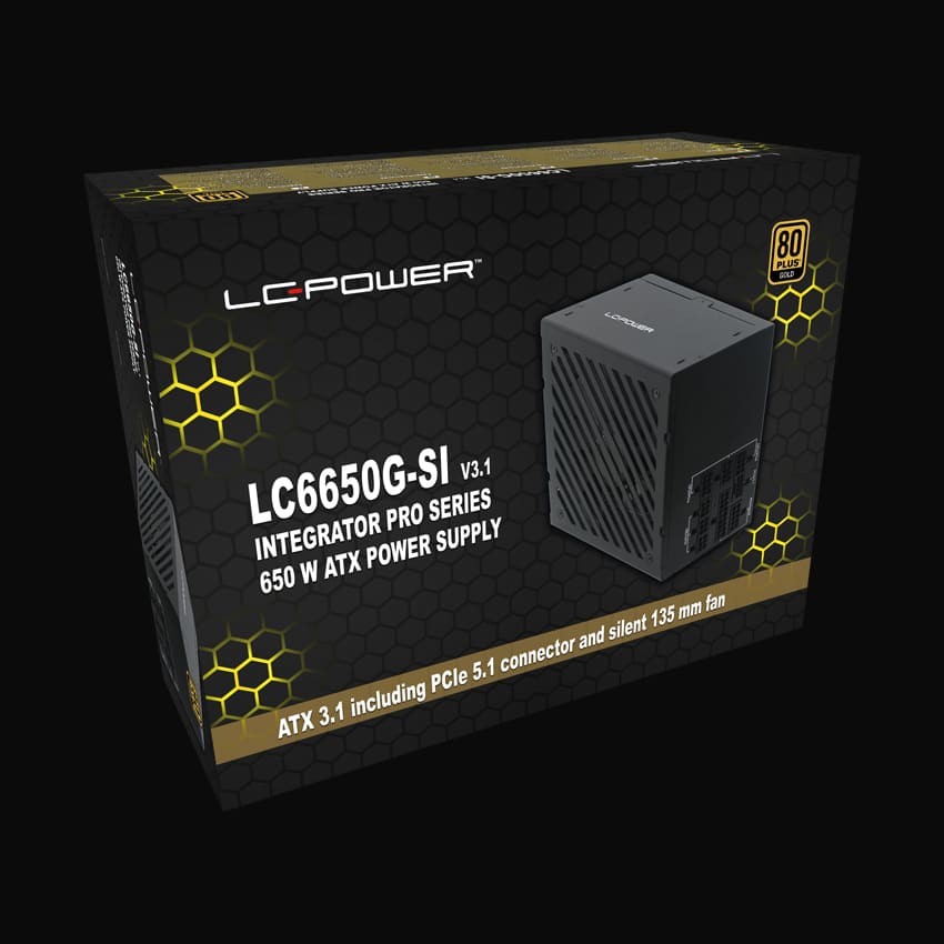 Power SupplyLC-Power Integrator Pro Serie LC6650G-SI V3.1 650W