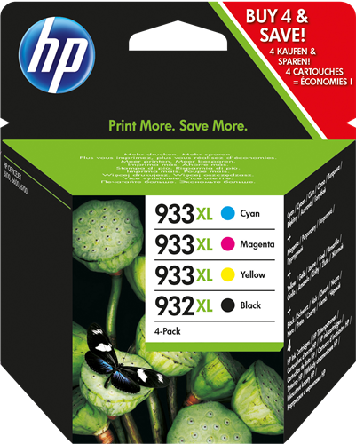 ORIGINALE HP Multipack nero / ciano / magenta / giallo C2P42AE MCVP 01 932XL+933XL