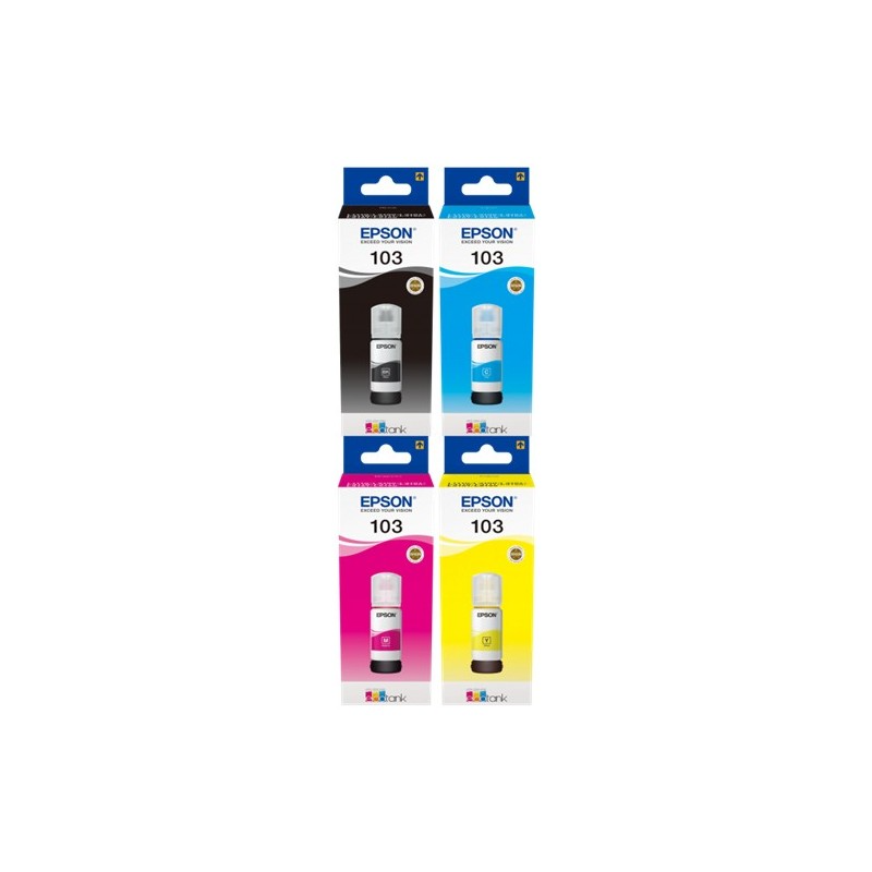 ORIGINALE Epson Multipack nero / ciano / magenta / giallo T00S MCVP 103