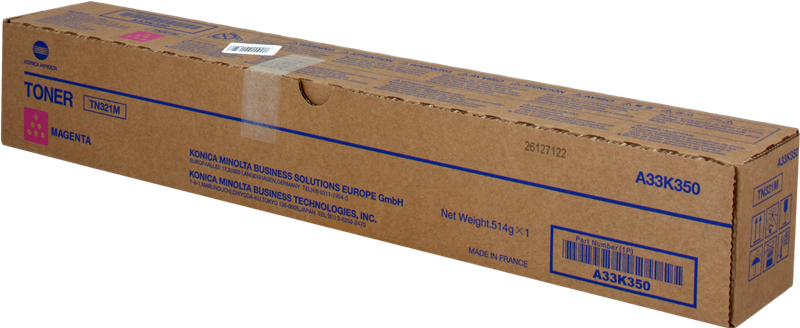 Cartuccia toner originale magenta Konica Minolta TN321 - TN321M/A33K350