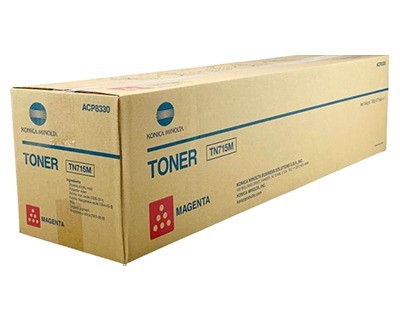ORIGINALE Konica Minolta toner magenta ACP8350 TN-715M 45000 pagine