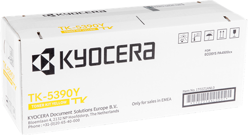 ORIGINALE Kyocera toner giallo TK-5390Y 1T02Z1ANL0 13000 pagine
