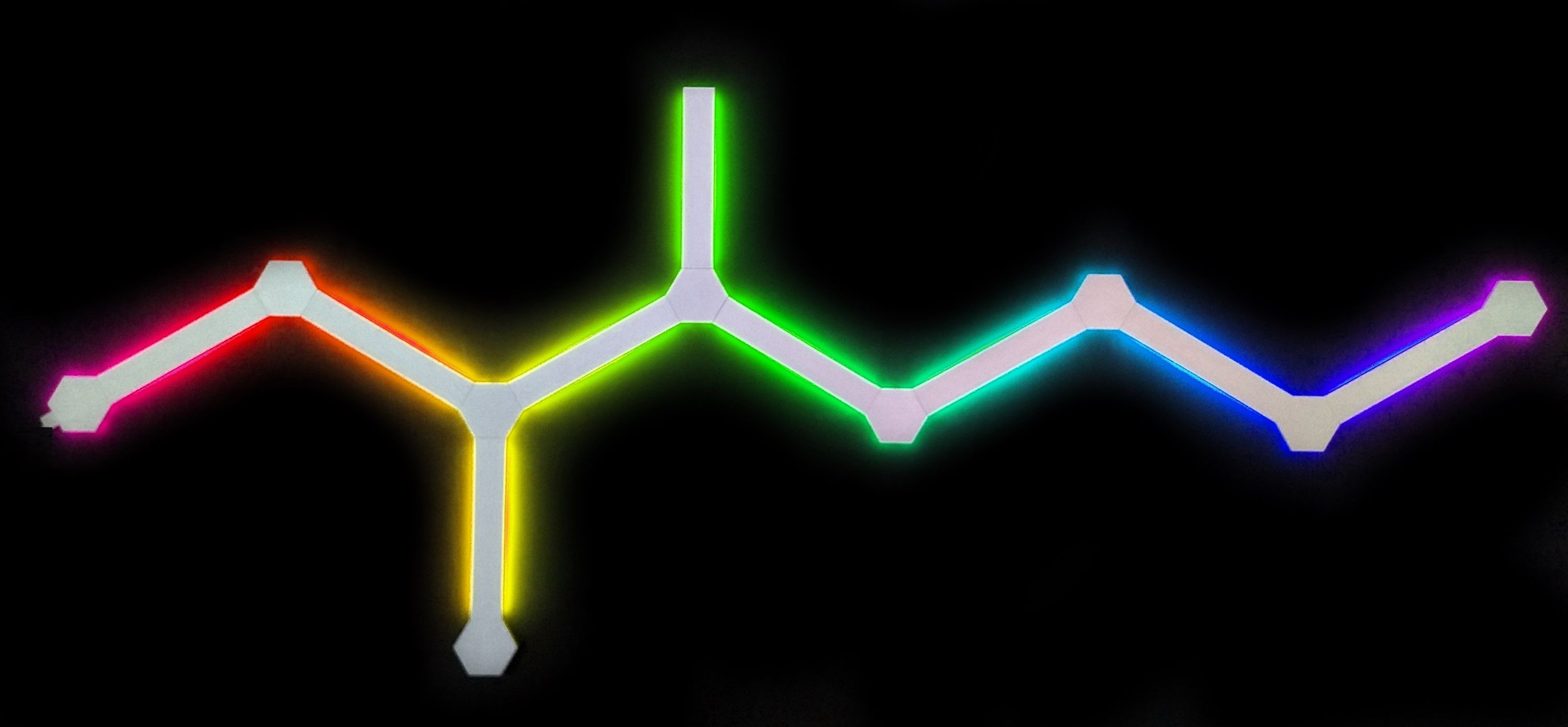 9 Barre Cm 20 Da Muro Luci Ambientali Pilotabili Con Google Assistant Alexa Siri Wireless/Bluetooth Con Telecomando