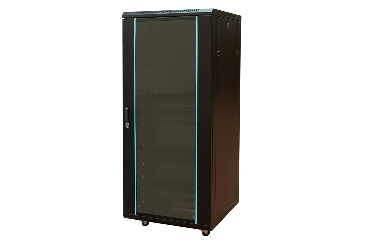 Armadio Rack 19 Audio Video 600X600 27U Colore Nero