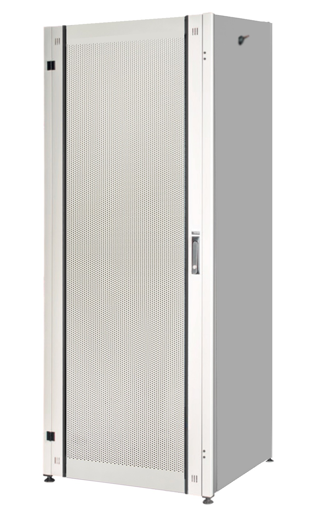 Armadio Rack Per Reti 19 42U (A)2002 (L)600 (P)800 Colore Grigio Porta Traforata Serie Eavi