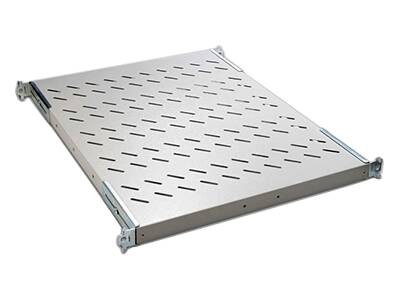 Ripiano Universale Per Armadio Rack 19 Allungabile 570 Mm Con 4 Agganci Grigio