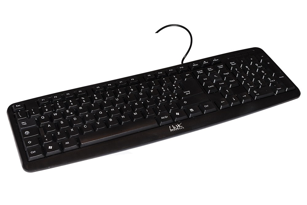 Tastiera Italiana Usb 108 Tasti Colore Nero In Plastica Riciclata