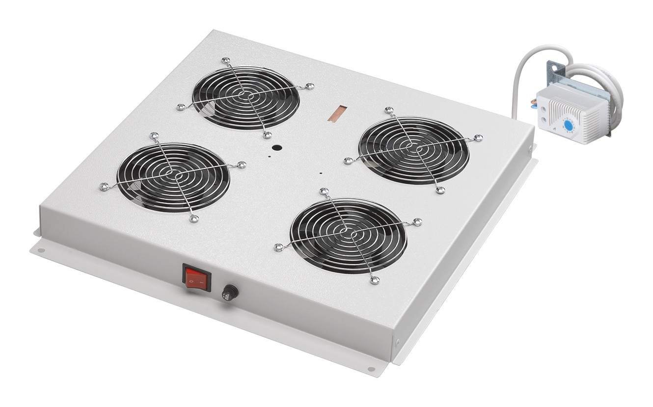 Gruppo 4 Ventole Con Termostato Per Armadi Rack Link Eavi
