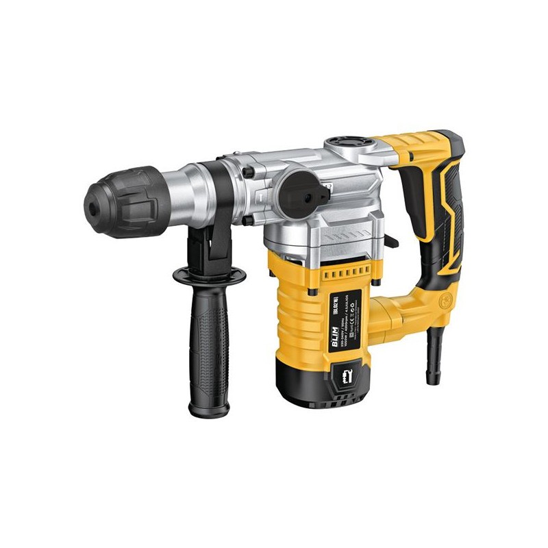 Blim trapano SDS-Plus 1050W 1050rpm - 4 funzioni - Potenza di impatto 45J - 4.200 impatti al minuto - Include punte e scalpelli