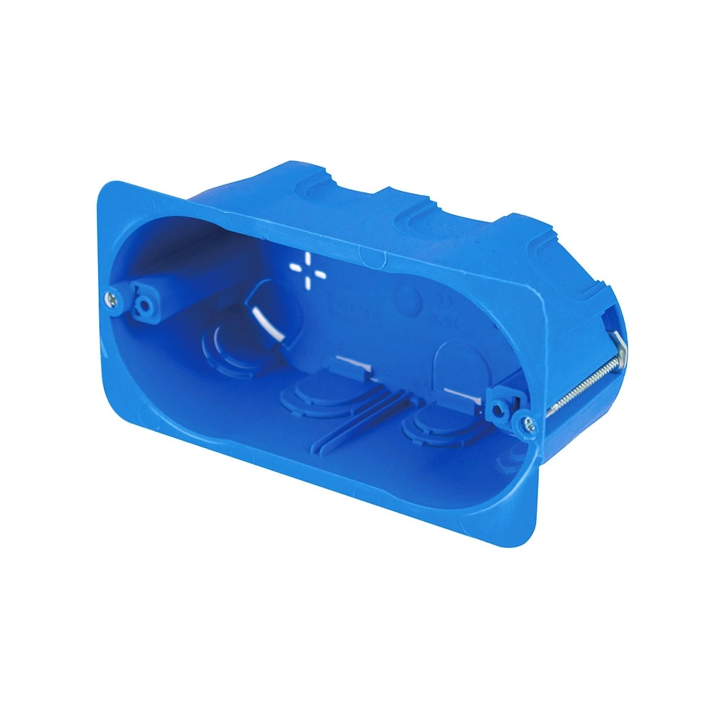 Scatola Portafrutti Meanwell Da Incasso 4 Posti Rettangolare Per Cartongesso Con Inserto Metallico