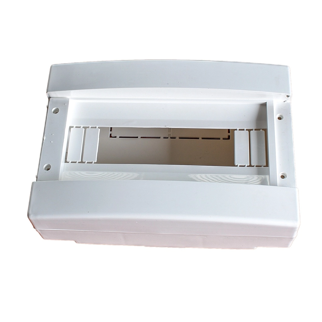 Centralino Da Parete Senza Portello Meanwell 12 Moduli Grigio Ral 7035 1250X215X95Mm Ip40