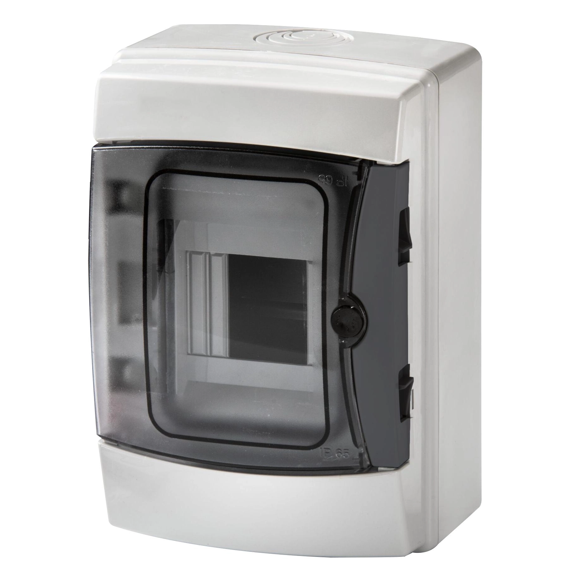 Centralino Da Parete Meanwell 4 Moduli 150X170X100Mm Grigio Ral 7035 Con Portello Fum? Ip65