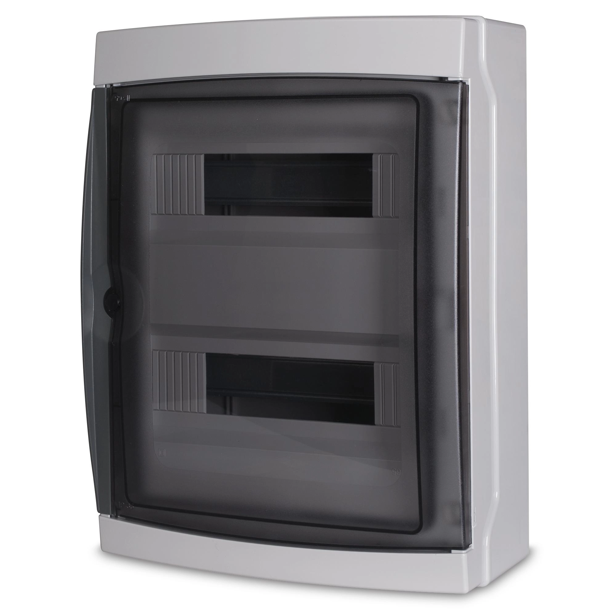 Centralino Da Parete Meanwell 24 Moduli 290X290X140Mm Grigio Ral 7035 Con Portello Fum? P65