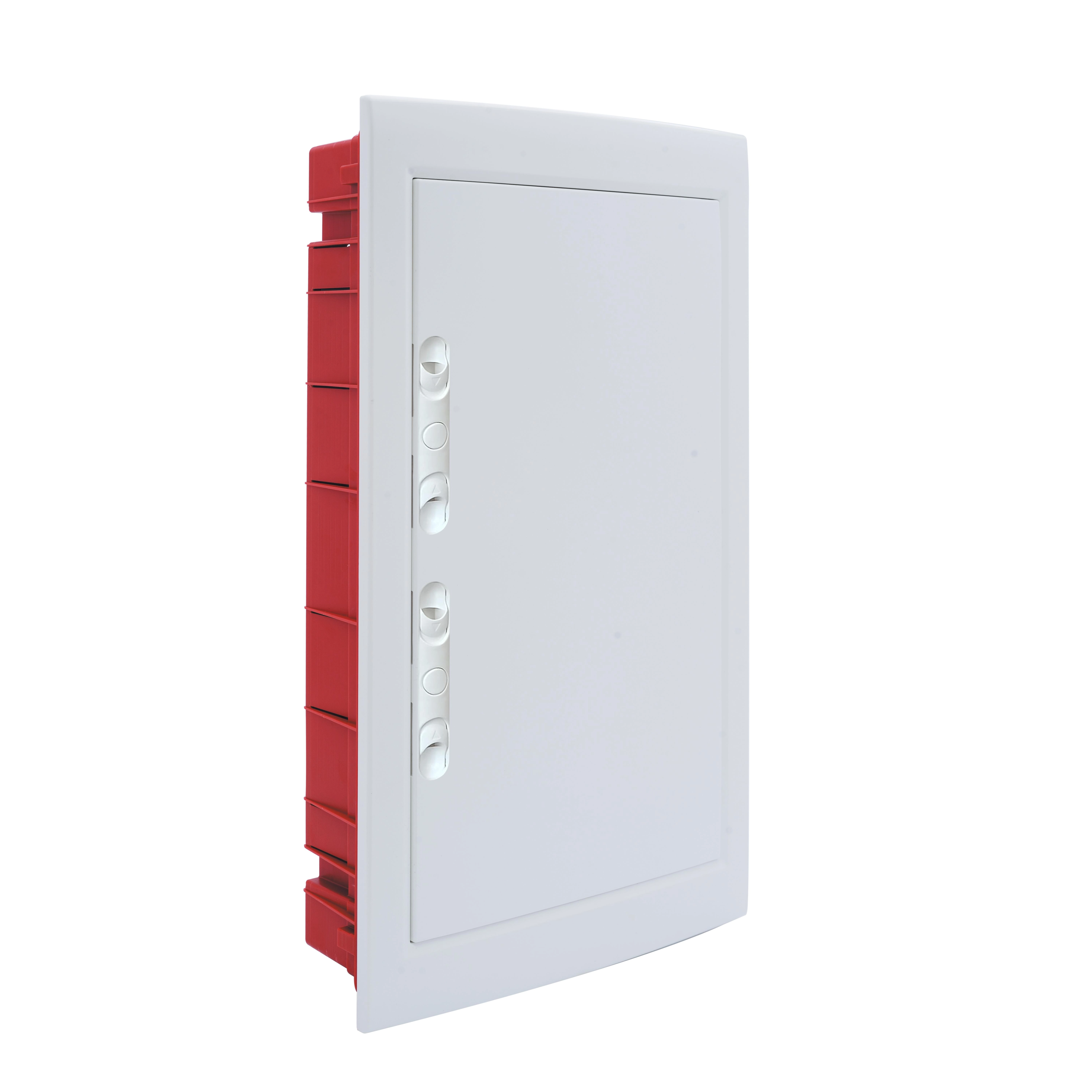 Centralino Da Incasso Meanwell Con Portello Cieco E Telaio Estraibile 36 Moduli Bianco