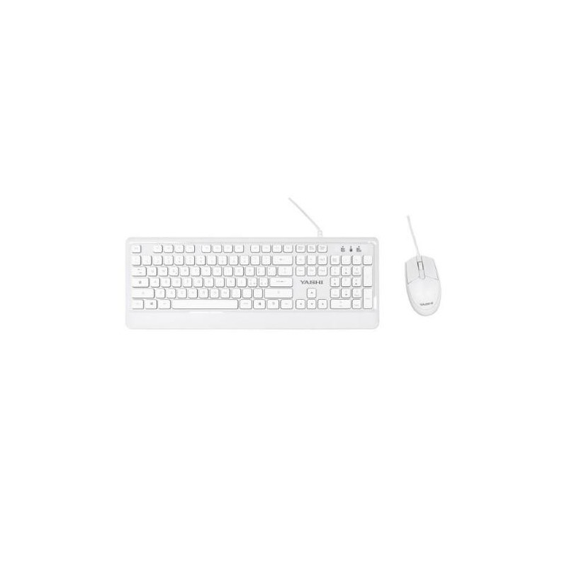 Yashi Exclusive Usbkeyb+Mouse White