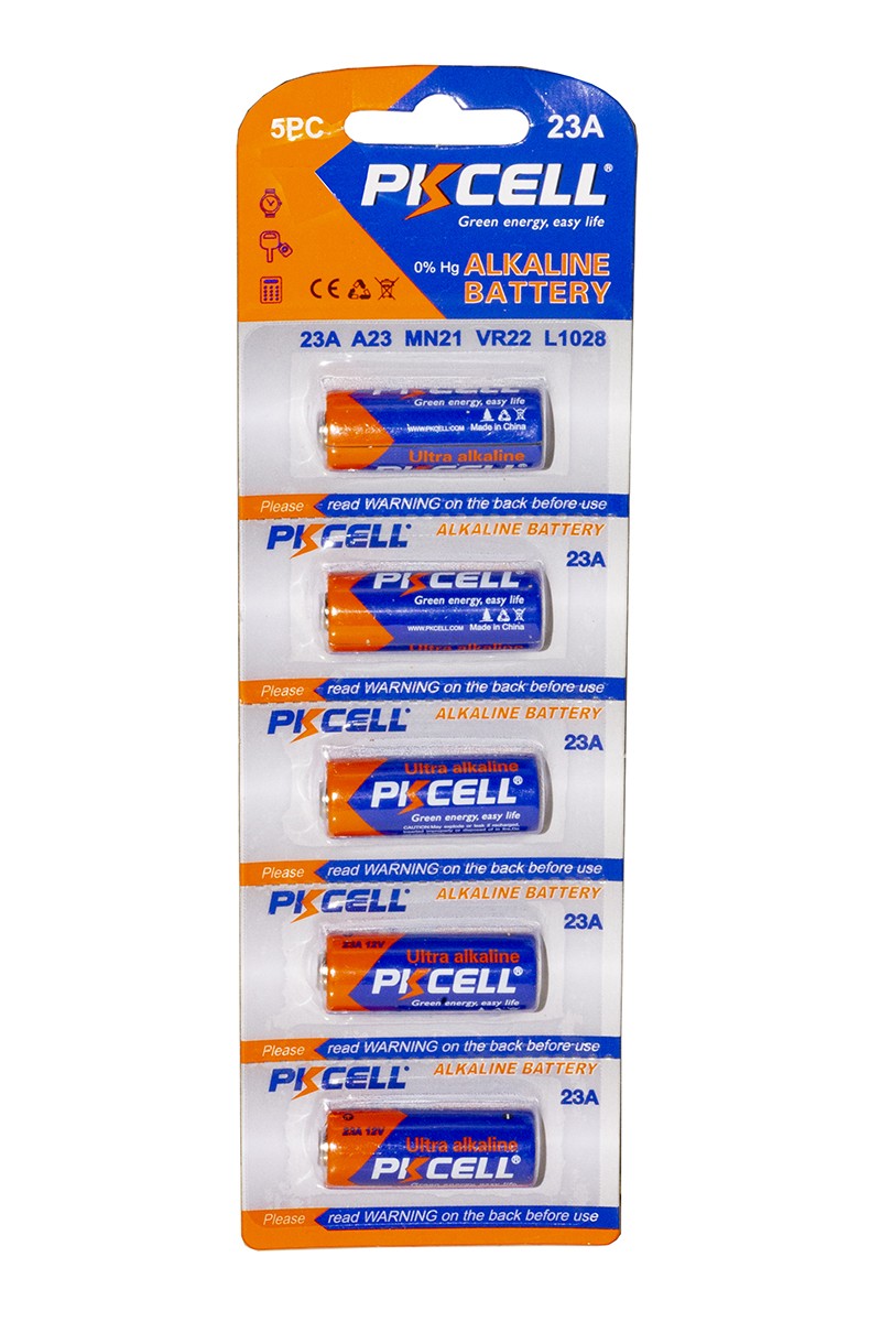 Confezione 5 Batterie Alcalina 23A 12 Volt