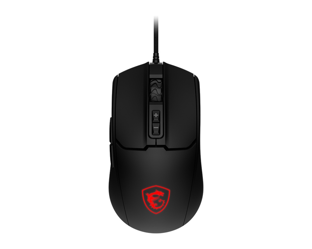 Msi Mouse Forge Gm100 Usb Ottico 6400Dpi 7 Pulsanti Con Rotella Nero