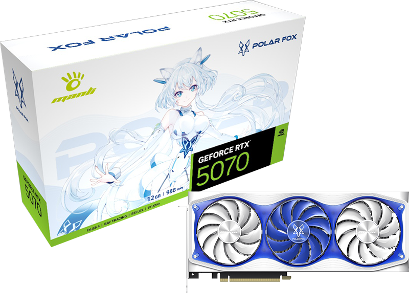 VGA Man GeForce® RTX 5070 12GB Polar Fox OC