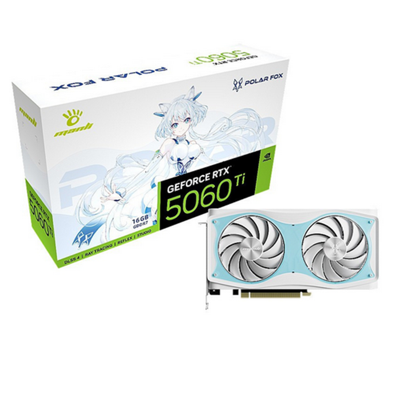 VGA Man GeForce® RTX 5060 TI 16GB Polar Fox OC