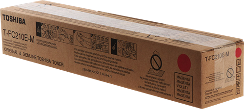 ORIGINALE Toshiba toner magenta T-FC210EM 6AJ00000165 33600 pagine