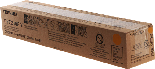 ORIGINALE Toshiba toner giallo T-FC210EY 6AJ00000168 33600 pagine