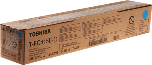 ORIGINALE Toshiba toner ciano T-FC415EC 6AJ00000172 33600 pagine