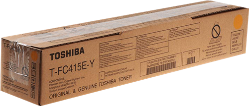 ORIGINALE Toshiba toner giallo T-FC415EY 6AJ00000182 33600 pagine