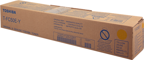 ORIGINALE Toshiba toner giallo T-FC50EY 6AJ00000111 33600 pagine