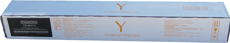 ORIGINALE Utax toner giallo CK-8511Y 1T02L7AUT1 12000 pagine