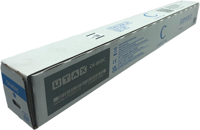ORIGINALE Utax toner ciano CK-8531c 1T02XDCUT0 20000 pagine