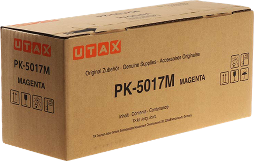ORIGINALE Utax toner magenta PK-5017M 1T02TVBUT0 6000 pagine