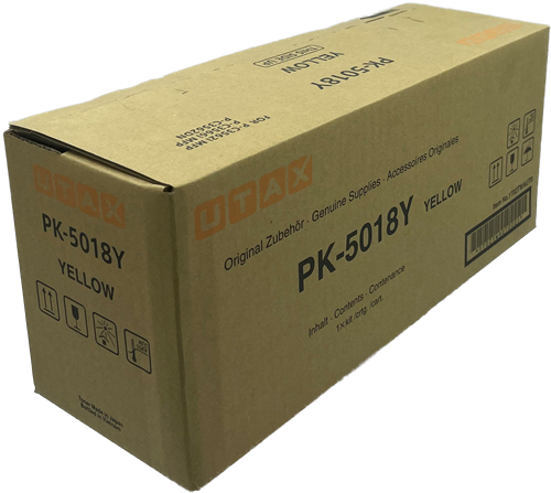 ORIGINALE Utax toner giallo PK-5018Y 1T02TWAUT0 11000 pagine